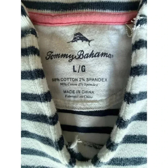 Tommy Bahama Women’s Striped Pullover Sweater Size L - Picture 4 of 6
